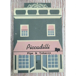 Vintage The Cat's Meow Village Series VIII Piccadilli Pipe & Tobacco Shelf Decor